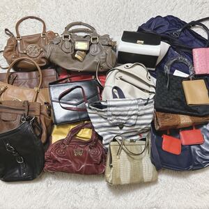 レディース　バッグ　まとめ　18点　GUCCI グッチ COACH コーチ　トリーバーチ　Tory Burch ANNA SUI アナスイ Chloe クロエ キタムラ 等