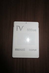 ｍａｘｅｌｌ製　カセットハードディスク iVDR-S 500GB　ハードケース付(中古品)