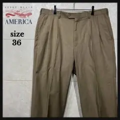 ◯ PERRY ELLIS AMERICA 2タック　スラックス パンツ　C12