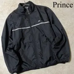 Prince プリンス ジップアップ 長袖 スタンドカラー 中綿ジャケット 黒