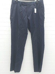 ◇ green label relaxing グリーンレーベルリラクシング UNITED ARROWS スラックス パンツ 76 ネイビー *