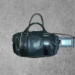 BALENCIAGA whistle bag city ブラックレザー