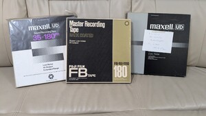 【内容未確認】 10号オープンリールテープ maxell 35-180 1本　フジフィルム　FB-151-11102本