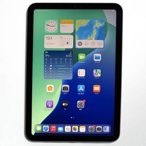 Apple iPad mini (第6世代) スペースグレイ 64GB MK7M3J/A Wi-Fiモデル iOS18.2 バッテリー最大容量89％ アクティベーションロック解除済