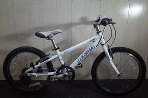 人気良品！LOUIS GARNEAU ルイガノ LGS-J206 20型 アルミ シマノ6速 本格子供用MTB WHITE