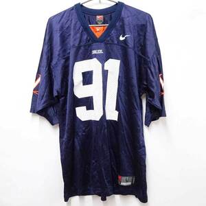 【中古】ナイキ バージニア大学 キャバリアーズ Cleveland Cavaliers JERSEY アメフト ジャージ #91 46 NIKE アメリカンフットボール