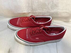 VANS × UNDER COVER OG ERA 26cm US8.0 レッド ローカット スニーカー バンズ × アンダーカバー