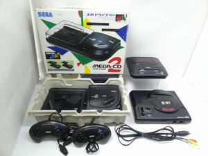 12■/Zこ8066　SEGA メガドライブ//MEGA DRIVE 16-BIT、MEGA DRIVE 2、MEGA-CD2 セット /訳ありジャンク 保証無