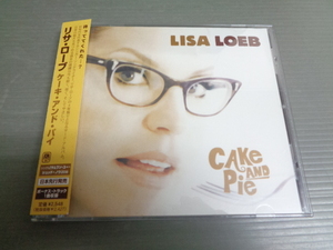 *リサ・ローブLISA LOEB /ケーキ・アンド・パイCAKE AND PIE★帯付CD