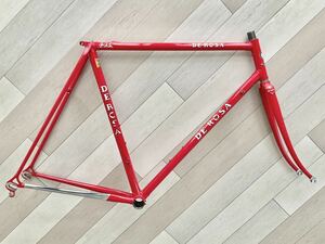 名車 イタリア製 DE ROSA SLX フレーム&フォーク シート55.5cm トップ55.5cm COLUMBUS デローザ Ugo De Rosa