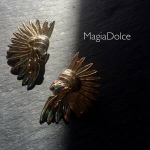 送料無料*MagiaDolce 5560●フェイスピアス 顔ピアス ゴールドピアス 個性的ピアス エジプト インパクトピアス ボリュームピアス