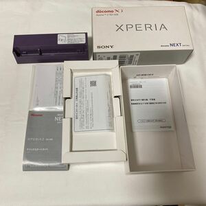 ドコモ　Xperia SONY SO-02E 箱　卓上ホルダ　充電台