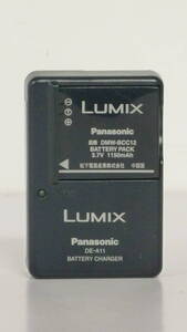 60127-5　純正　Panasonic　LUMIX　DE-A11　バッテリーチャージャー　+　DMW-BCC12　バッテリー　　パナソニック　ルミックス