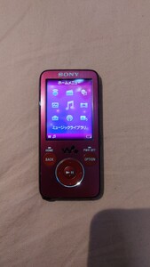 SONY ソニー ウォークマン WALKMAN NW-S739F レッド 初期化済み