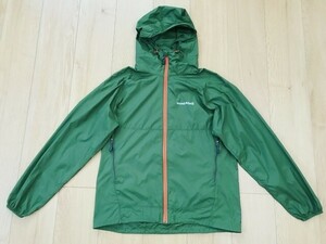 【美品】mont-bell モンベル＊ナイロンジャケット＊渋グリーン＊XS