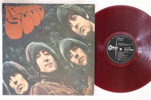 LP Beatles Rubber Soul (-オデオン赤盤) OP7450 ODEON /00260