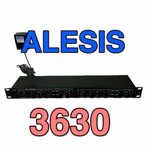 ALESIS 3630 コンプレッサー　COMPRESSOR PEAK LIMITER with GATE 通電動作　現状