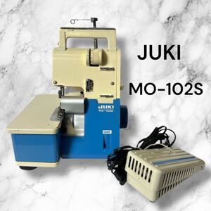 (須) 【通電のみ確認 】JUKI ジューキ ロックミシン 手工芸 ハンドクラフト 手芸 MO-102S ジャンク 現状引渡し