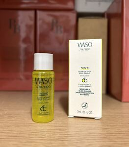 《送料無料》資生堂 ワソウ ユズC グローオンショット セラム 7ml サンプル ※未使用※ #WASO YUZU-C SERUM