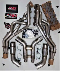 フォード マスタング GT V8 3V ARH アメリカンレーシング ロングチューブ Hパイプ ヘダース エキマニ キャタ付き 2005～2010年