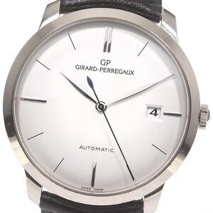 ジラール・ペルゴ GIRARD-PERREGAUX 49525-53-131-BK6A 1966 K18WG デイト 自動巻き メンズ 箱・保証書付き_780205