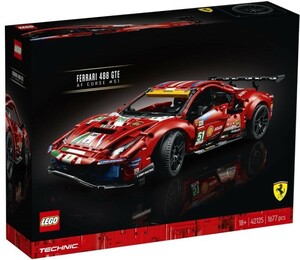 【即決新品送料無料】国内純正品レゴ42125 テクニック フェラーリ 488 GTE AF コルセ #51 Ferrari 488 GTE “AF Corse #51”