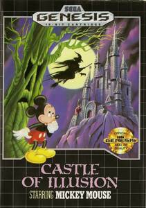 送料無料 北米版 海外版メガドライブ アイラブミッキーマウス ふしぎのお城大冒険 GENESIS Castle of Illusion ジェネシス 