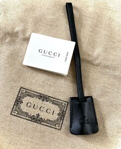 【即決/送料込み】正規品/美品 GUCCI/グッチ レザー/本革 クロシェット キーケース ブラック/黒(カード1種付き)