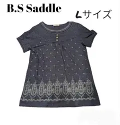 B.S Saddle ビーエスサドル 半袖シャツ Lサイズ【M_073】