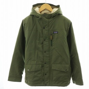 パタゴニア Patagonia 20AW Boys Infurno Jacket ボーイズ インファーノ ジャケット 中綿ジャケット フード ボア XXL カーキ