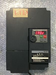 [KT10] TOSHIBA TRANSISTOR INVERTER VFS15-2075PM 7.5KW-13KVA-10HP (動作保証)