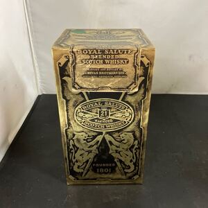 1円スタート CHIVAS シーバス ROYAL ロイヤルサルートブレンデッド スコッチウイスキー 古酒 未開封 未開栓　K4422