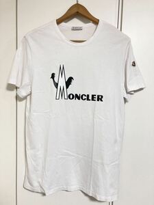 【送料無料】MONCLER（モンクレール）のTシャツ　 Lサイズ　白　ホワイト