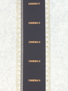 35ミリフィルム　 Cinema II 広報？　約60コマ