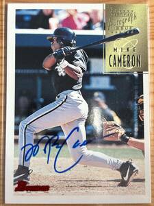 1997 Bowman Certified auto Blue Ink Mike Cameron autograph マイク・キャメロン 直筆サイン