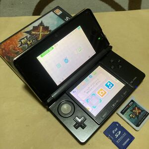 送料無料 ニンテンドー3DS 本体 ソフト SDカード付 ジャンク CTR-001 コスモブラック NINTENDO ニンテンドー NINTENDO3DS 3DS