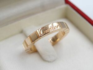 18818Ec Cartier カルティエ Au750 18K PG ラニエール リング ピンクゴールド 指輪 7号