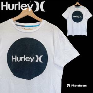 2563 Hurley ハーレー Tシャツ ロゴ ホワイト L