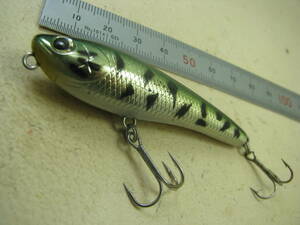 今江克隆 エバーグリーン コンバットペンシルJr. メタリックバス 舟 EverGreen CombatPencil Junior 70F Topwater Rattlin