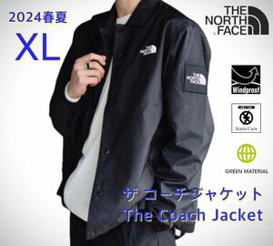 2024モデル THE NORTH FACE ノースフェイス ザ コーチジャケット ブラック XL NP72130 黒 NB32301 NP62236 