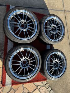 限定品 RAYS RE30 08Formula Limited 18インチ 9.5J +40 PCD 114.3 5H ダンロップZ1☆ 255/35R18 4本 RX-7 RX-8 S14 S15 ランエボなど 