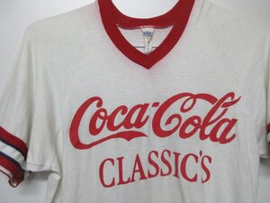 80s vintage Tシャツ L コカコーラ　BIKE コーラ　ヴィンテージ　アメカジ古着　Msy3143