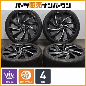 【1円～】RAYS VERSUS ベルサス ストラテジーア リボルブ 19in 7.5J +42 PCD112 ダンロップ VE304 225/40R19 ベンツ Cクラス Aクラス CLA