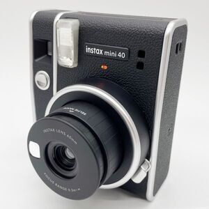 ■ほぼ新品■ FUJIFILM フジフイルム インスタントカメラ instax mini 40 チェキ