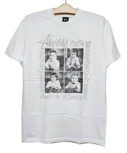 超激レア希少！新品タグ付き！STUSSY ステューシー ZOZOチャプト2007オープン記念 限定 YB Tシャツ M ホワイト/デッドストック入手困難