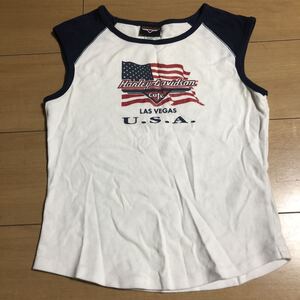 ハーレー cafe Tシャツ 130 Harley Davidson 女の子　USA