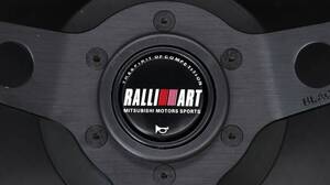 三菱　RALLIART　ラリーアート　ホーンボタン　/　 MITSUBISHI　パジェロ　ミラージュ　ダンガン　ランサー　