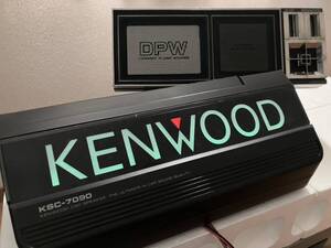 希少 KENWOOD KSC-7090 セーム革エッジ張替え GX71　GZ20　JZZ30　MZ21 430 Y30　ケンウッド 昭和レトロンサムカーボーイ