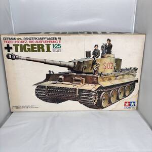 ■□小鹿 タミヤ TAMIYA 1/25 ドイツ陸軍重戦車 タイガーⅠ型 内袋未開封品 デラックスシリーズ No.11 箱難あり デカール難あり □■