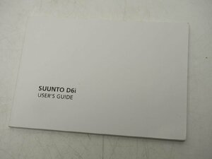 USED SUUNTO D6i用 ダイブコンピュータ 取扱説明書 ランク:AA [52098]